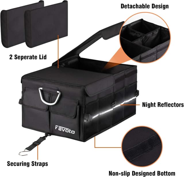 Thumbnail 4 de Favoto Organisateur de Coffre 58x40x30 cm