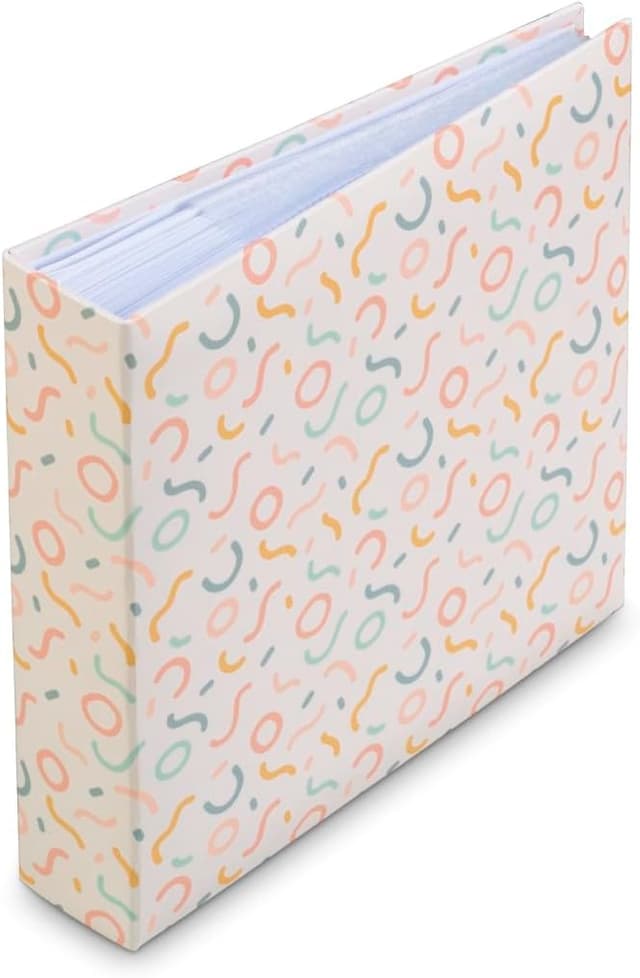 Detalle de Memo-Album „Sprinkled“ für 200 Fotos im Format 10×15 cm (Snakes) – mit Beschriftungsfeld