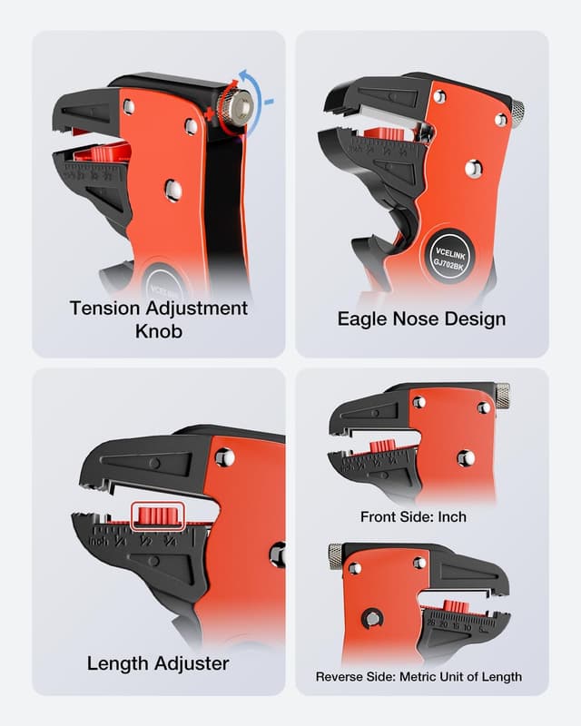 Thumbnail 3 de VCELINK Pinza spelafili automatica 2 in 1 0,2–6 mm²