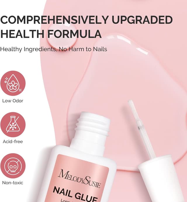 Thumbnail 1 de Melodysusie Brush-On Nail Glue 10ml 💅