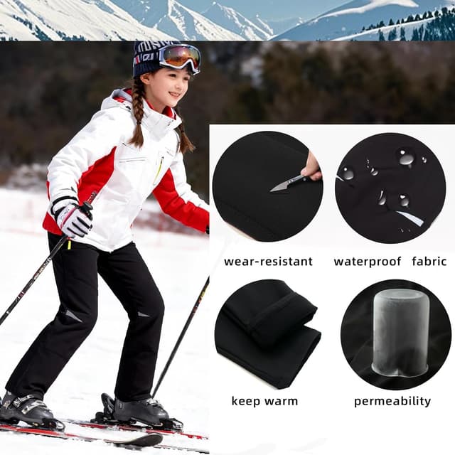 Thumbnail 3 de MEILONGER Kinder Schneehose Wasserdicht Softshell