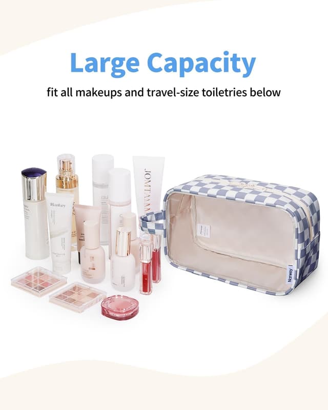 Detalle 2 de Narwey Clear Travel Toiletries Bag 25x10x15cm