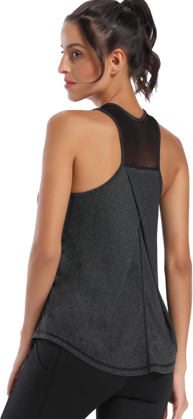 Thumbnail 1 de Dawnrole Palestra Donna Top Senza Maniche in Rete