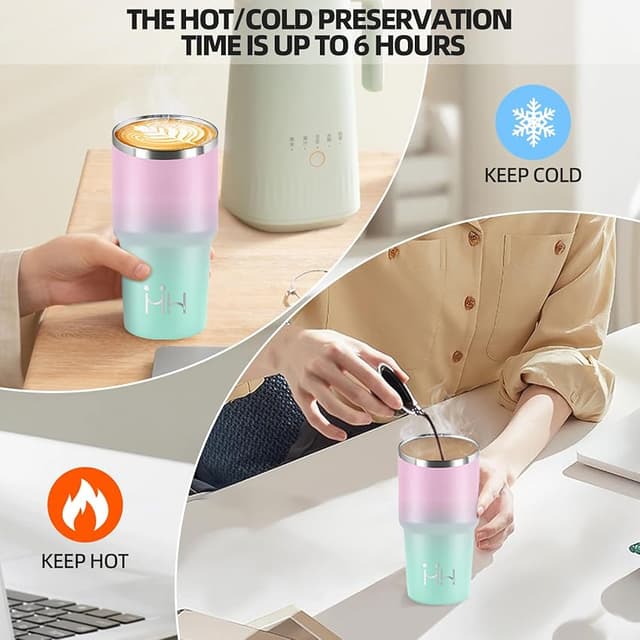 Thumbnail 2 de HoneyHolly Termo Café 600 ml: vaso térmico antigoteo