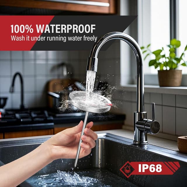 Thumbnail 5 de AWLKIM Stainless Steel Meat Thermometer 2 Pack 🍽