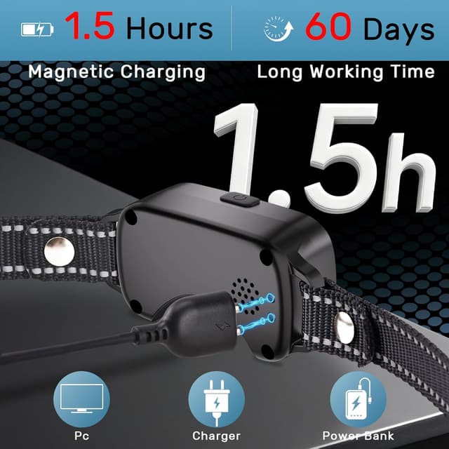 Detalle de Holercoco collar antiladridos 3 modos IPX7