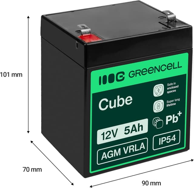 Detalle 2 de Green Cell® AGM 12V 5Ah Akku