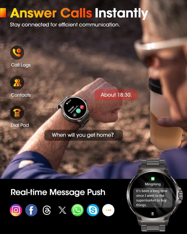 Thumbnail 5 de Montre Connectée Homme 1,92" AMOLED