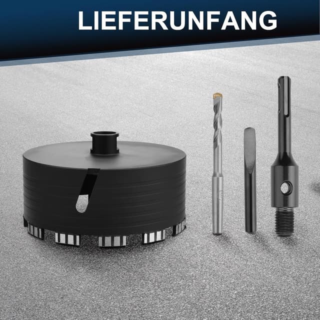 Thumbnail 1 de Bohrkrone 120mm mit M16 Aufnahme SDS Plus Adapter