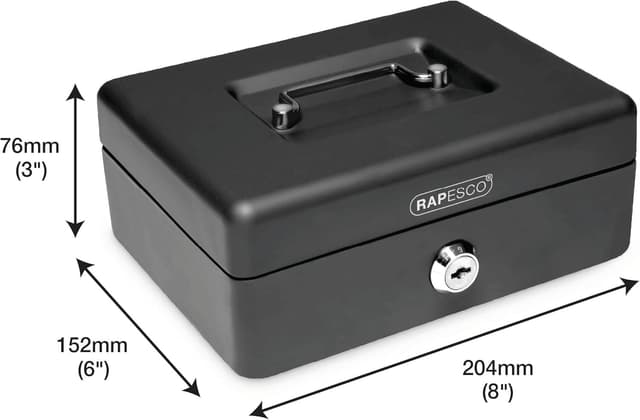 Thumbnail 4 de Rapesco SB0008B1 Caisse à monnaie 20 cm