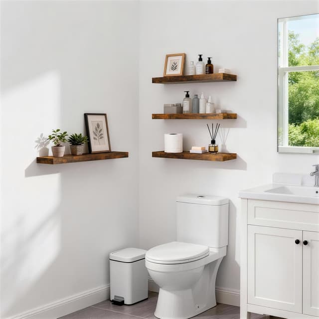 Detalle 2 de BAYKA 22.5-inch Floating Shelves
