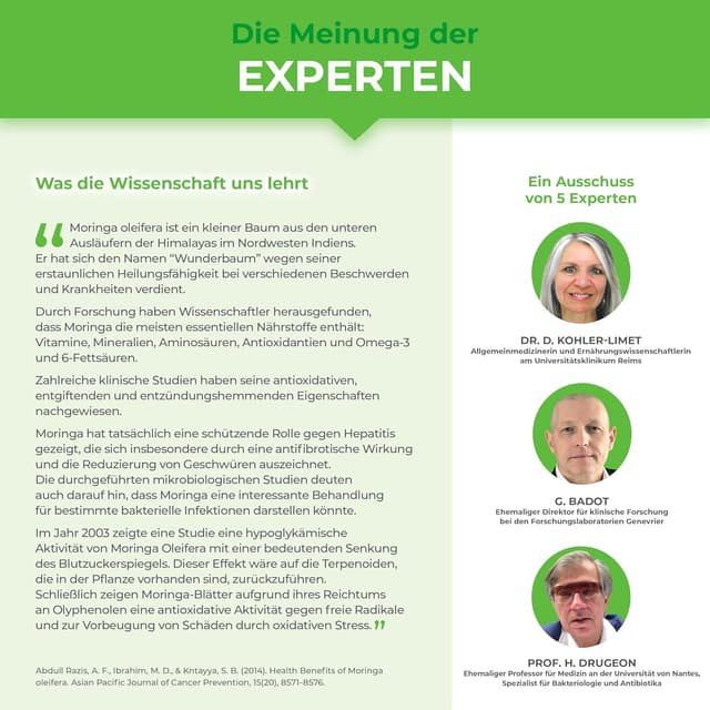 Thumbnail 4 de Moringa Oleifera Bio 120 Kapseln đ±