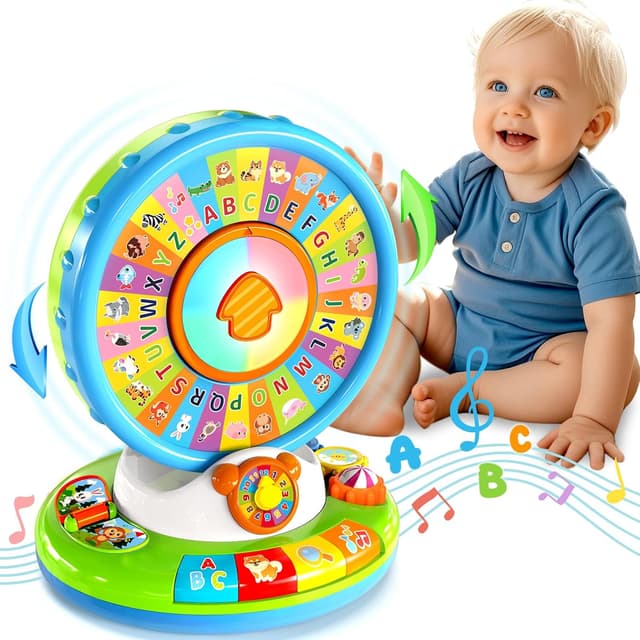Detalle de Duchong Spin and Sing Alphabet Zoo for Toddler