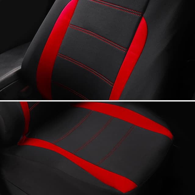 Detalle de AUTOYOUTH Autositzbezüge für Vordersitze – einteilige Sitzauflagen mit Airbag-kompatiblem Design
