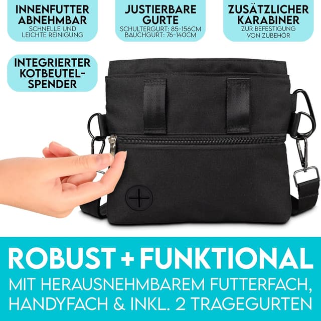 Detalle de HUND IST KÖNIG Leckerlietasche