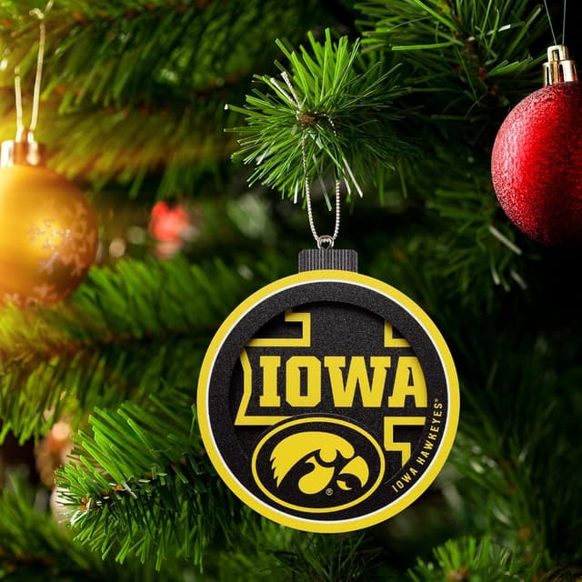 Detalle de YouTheFan NCAA 3D Logo Series Ornament (NCAA Team 3D Replica)