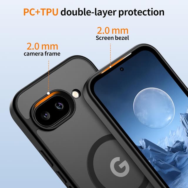 Thumbnail 6 de Google Pixel 9A Magsafe case with 2 protectors