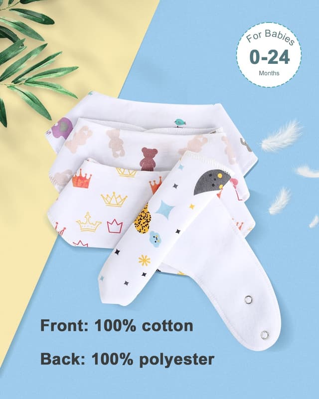 Detalle 2 de Baby Lätzchen FLYISH DIRECT 8er-Pack