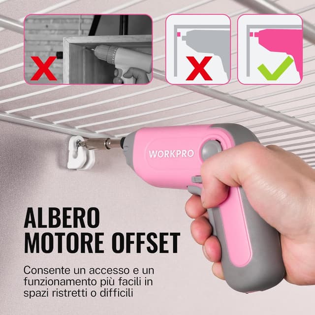 Detalle de WORKPRO avvitatore a batteria 3,6 V
