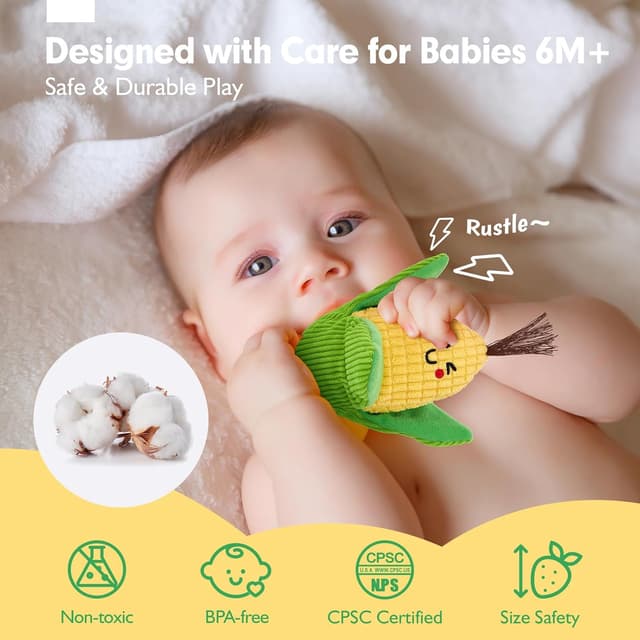 Detalle de hahaland sensory play food set 16pcs