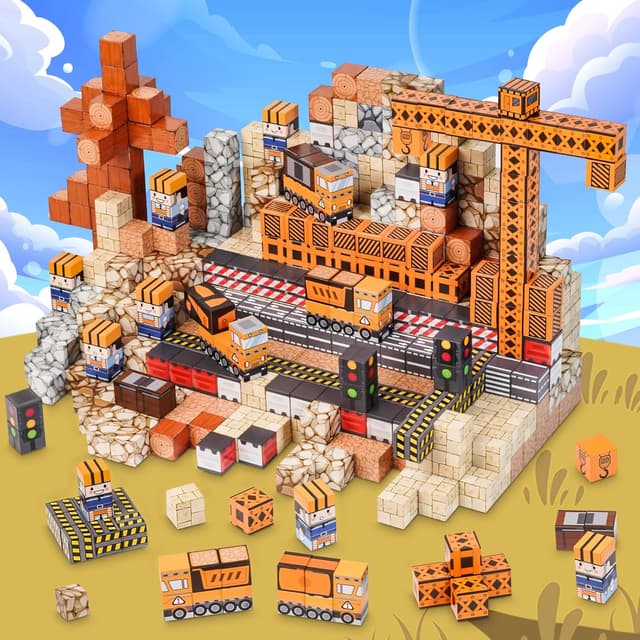 Thumbnail 5 de Akosuntoys Magnetic Blocks Set 150 PCS