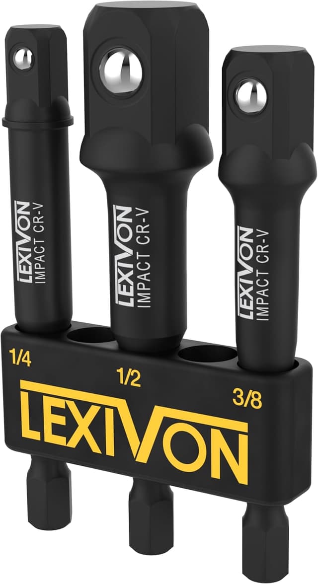 Detalle de LEXIVON Stecknuss Adapterbit-Set 7,5 cm