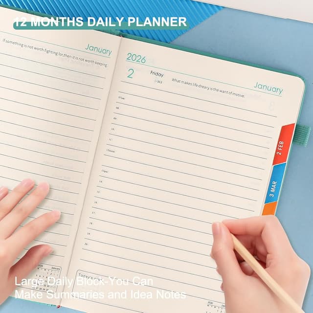 Thumbnail 4 de Agenda académica 2026 A5 una página por día