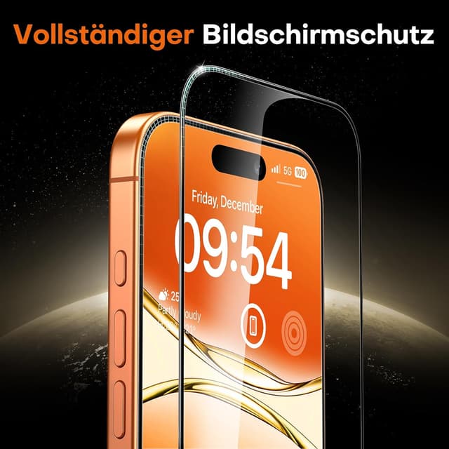 Thumbnail 6 de TOCOL Panzerfolie für iPhone 17 Pro 6,3
