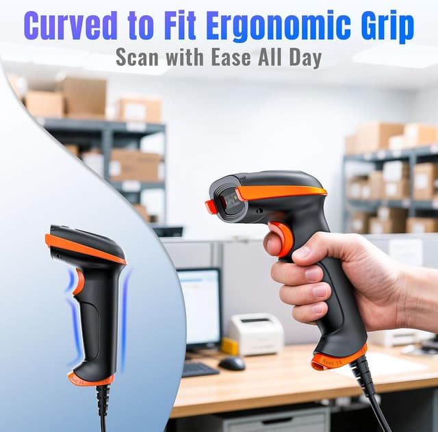 Thumbnail 1 de Tera D5100Y Lecteur de Codes Barres Filaire