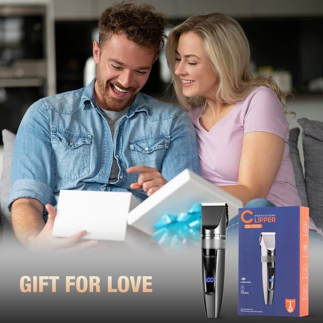 Detalle 2 de AYBUY hair clippers 4 combs, 1200mAh