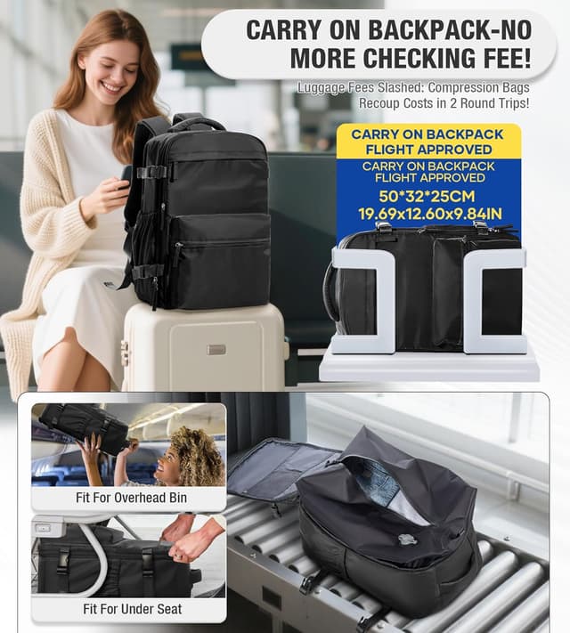 Detalle 2 de BOXSAM Vakuum Rucksack 50x32x25 cm