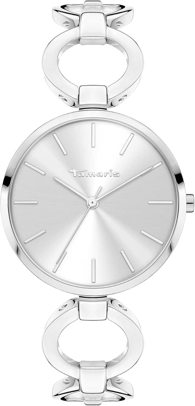 Detalle de Tamaris Bracciali orologio donna argento da 33 mm con cinturino in acciaio