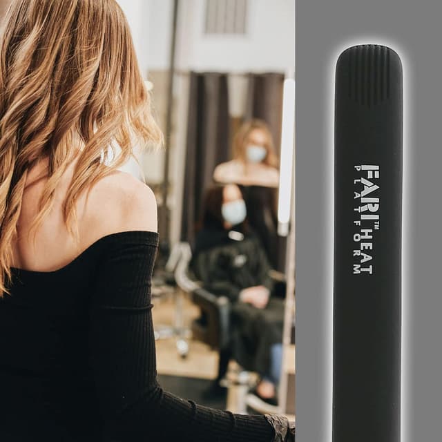 Thumbnail 5 de FARI Travel Mini Hair Flat Iron 1/2-inch ceramic straightener 180°C 💇♀