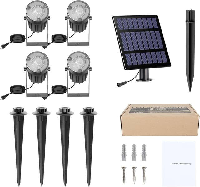 Thumbnail 6 de T-SUNUS Gartenstrahler Solar RGB – Solarlampen für außen mit RGB Farbwechsel, IP65 und 6 Farben