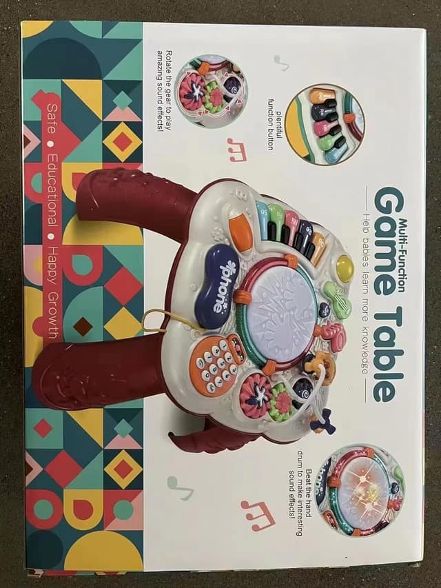 Detalle 2 de Cemirk Baby Activity Table 30cm