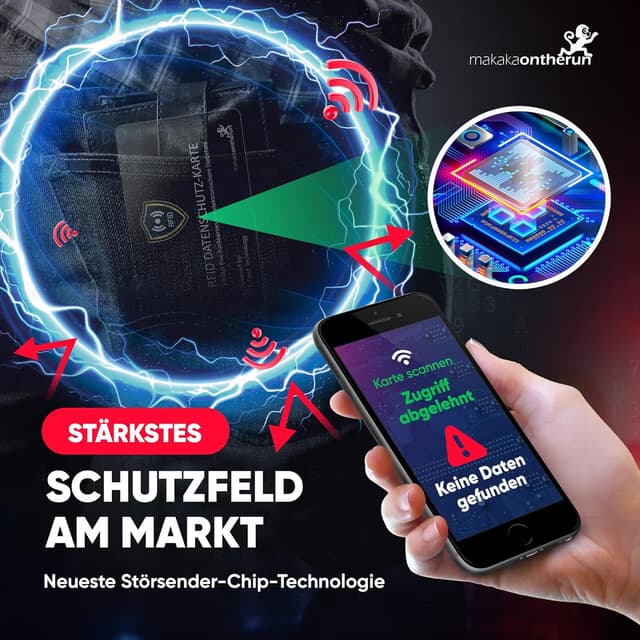 Thumbnail 6 de MakakaOnTheRun RFID Blocker Karte 0,8 mm