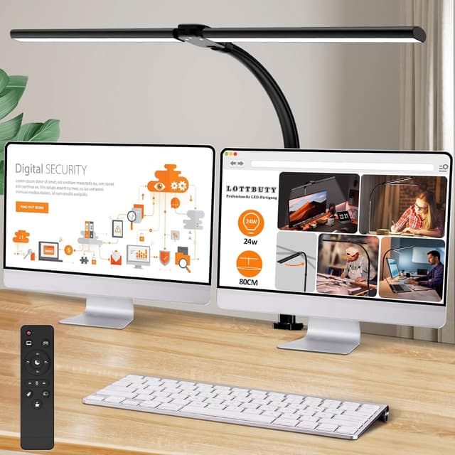 Detalle de LOTTBUTY Lampe de bureau LED 24 W