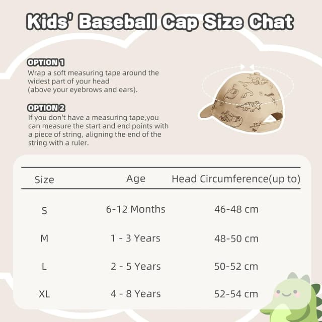 Thumbnail 5 de TOMEEK Kinder Baseball Cap mit 46-48 cm