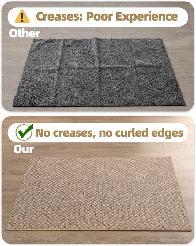 Detalle de COLOR&GEOMETRY Fussmatte 122 x 183 cm Beige