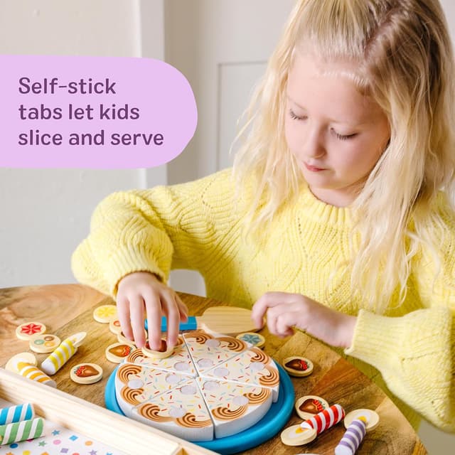 Thumbnail 2 de Melissa & Doug Birthday Cake 7 Wooden 🍰