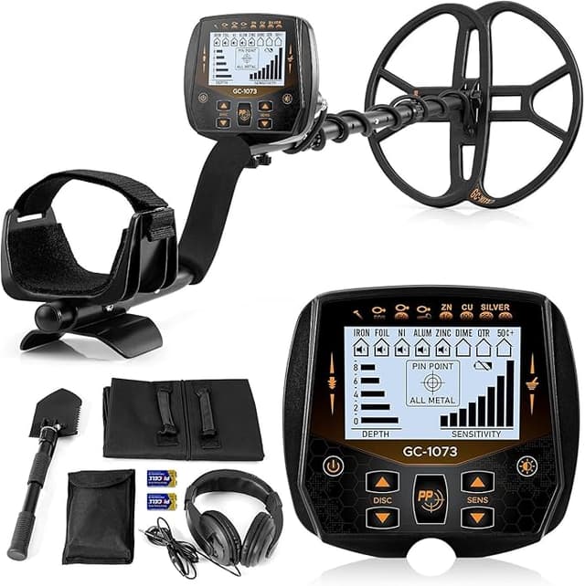 Detalle de Hazlewolke Detector de Metales Profesional 33cm 💎 Resistente al Agua
