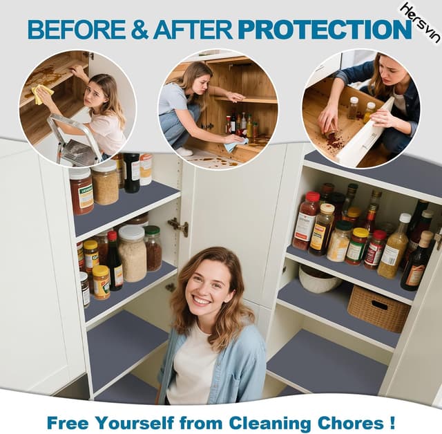 Detalle de Hersvin Drawer Liners 44.5cm x 500cm