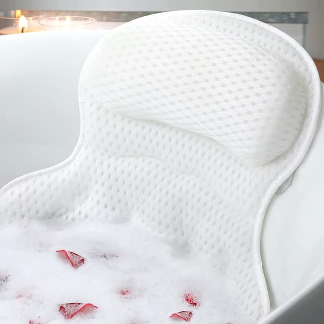 Imagen de Bath Pillow Bathtub Pillow Neck and Back Support en OfertitasTOP