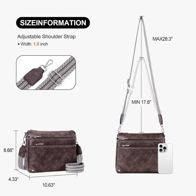 Thumbnail 5 de Lexiyat Cross Body Bag 27cm