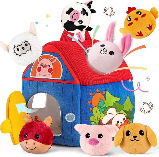 Detalle de SAIMAND Baby Farm Toy Set for 6-12 Months