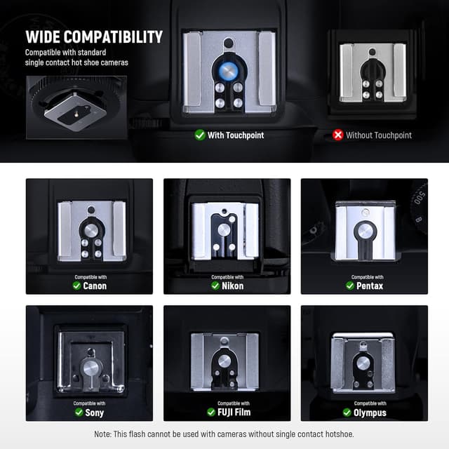 Detalle de NEEWER Basics 5600K Mini Flash GN12