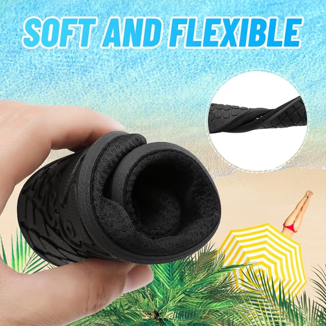 Detalle de sportvibe Beach Water Shoes for Men & Women – breathable quick-dry slip-on aqua shoes