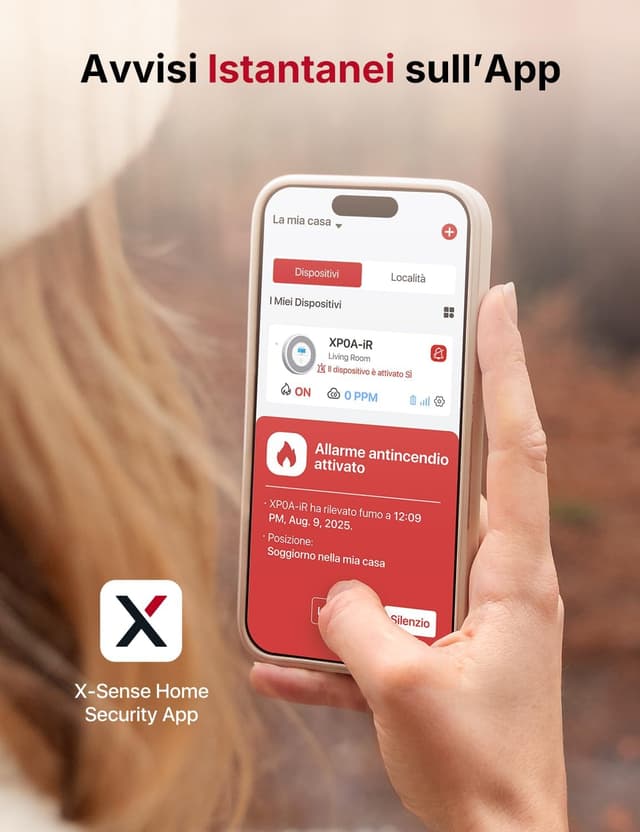 Thumbnail 3 de X-Sense XP0A‑iR rilevatore fumo e monossido 1 pezzo