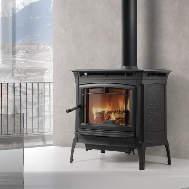Detalle 2 de Hergom Manchester estufa de leña 12,5 kW