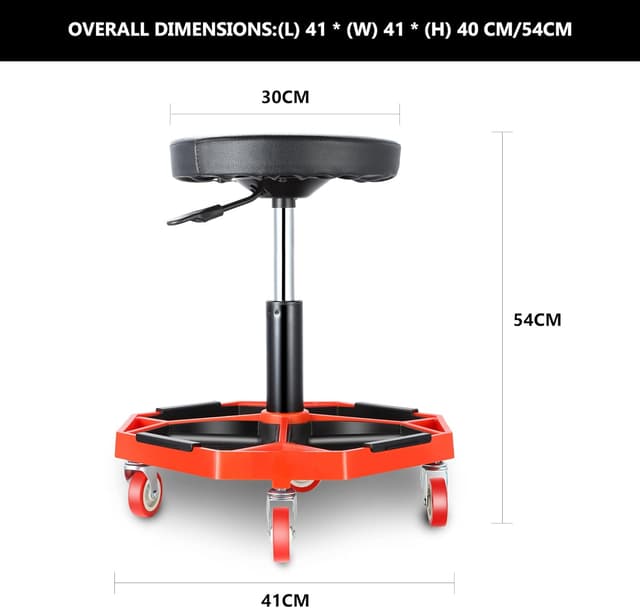 Detalle de DNA Motoring TOOLS-00253 54cm mechanic stool